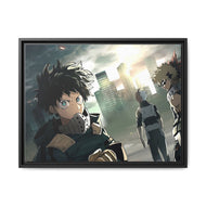 Anime My Hero Academia Canvas Framed Art Print