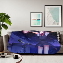 Load image into Gallery viewer, Ayumi Otosaka jumping Sherpa Blanket
