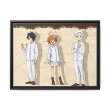 Load image into Gallery viewer, The Promised Neverland Ray, Norman, Emma Canvas Framed Art Print
