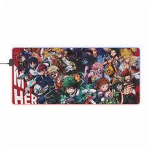Load image into Gallery viewer, My Hero Academia Izuku Midoriya, Katsuki Bakugou, Tenya Iida, Tsuyu Asui RGB LED Mouse Pad (Desk Mat)
