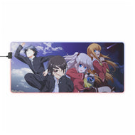 Charlotte Nao Tomori, Joujirou Takajou, Yusa Kurobane RGB LED Mouse Pad (Desk Mat)