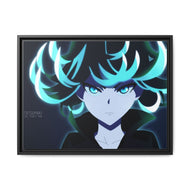 Tatsumaki Canvas Framed Art Print