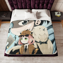 Load image into Gallery viewer, Anime Spy x Family Sherpa Blanket
