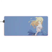 Load image into Gallery viewer, Violet Evergarden Violet Evergarden RGB LED Mouse Pad (Desk Mat)
