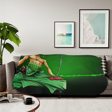 Load image into Gallery viewer, Roronoa Zoro, Santōryū Sherpa Blanket
