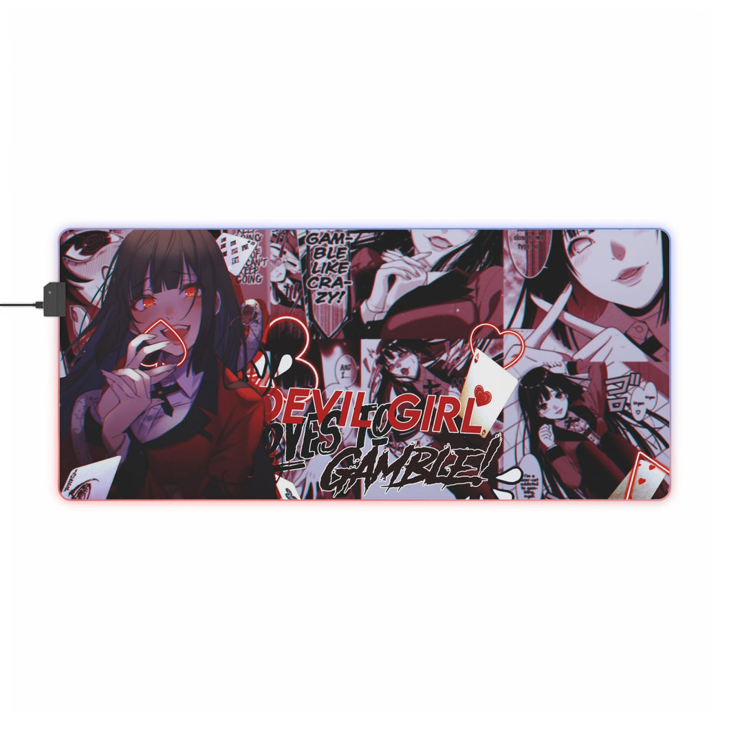 Kakegurui Yumeko Jabami RGB LED Mouse Pad (Desk Mat)