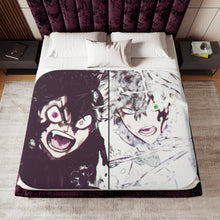 Load image into Gallery viewer, Black Clover Asta, Yuno Sherpa Blanket

