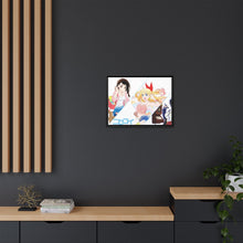 Load image into Gallery viewer, Nisekoi Chitoge Kirisaki, Kosaki Onodera, Seishirou Tsugumi Canvas Framed Art Print
