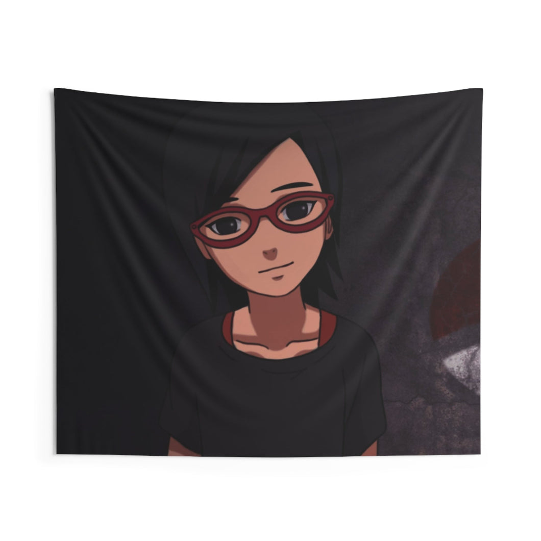 uchiha sarada Indoor Wall Tapestry