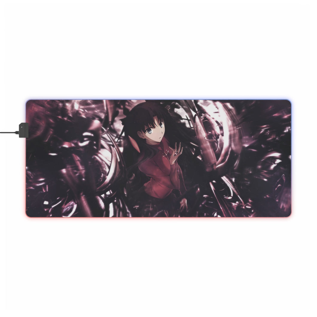Rin Tohsaka RGB LED Mouse Pad (Desk Mat)