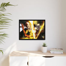 Load image into Gallery viewer, Genos and Saitama Canvas Framed Art Print
