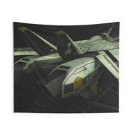 Macross Skull and Bones Indoor Wall Tapestry