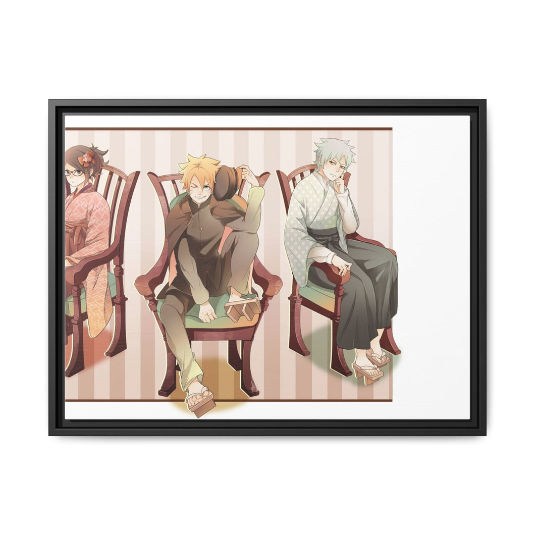 Boruto Canvas Framed Art Print