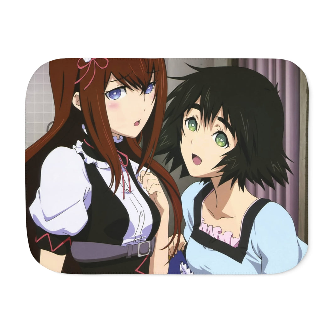 Kurisu & Mayuri Sherpa Blanket