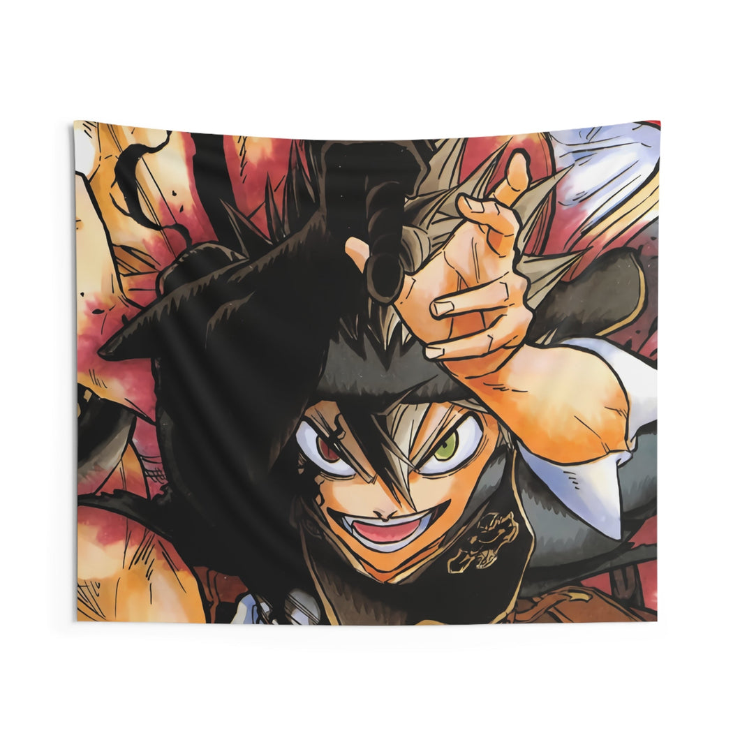 Black Clover Asta, Yami Sukehiro Indoor Wall Tapestry