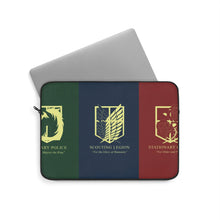 Load image into Gallery viewer, Shingeki no Kyojin Laptop Sleeve
