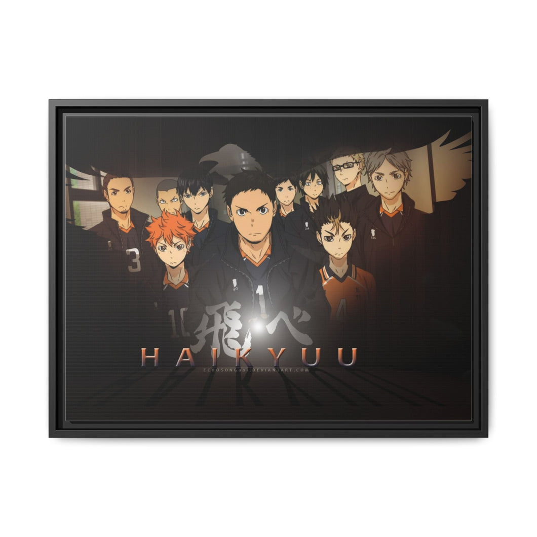 Haikyu!! Canvas Framed Art Print