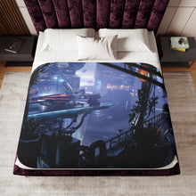 Load image into Gallery viewer, Anime Cowboy Bebop Sherpa Blanket
