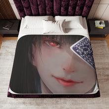 Load image into Gallery viewer, Yumeko Jabami Sherpa Blanket
