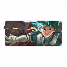 Load image into Gallery viewer, My Hero Academia Izuku Midoriya RGB LED Mouse Pad (Desk Mat)
