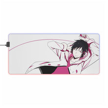Load image into Gallery viewer, Durarara!! Izaya Orihara RGB LED Mouse Pad (Desk Mat)
