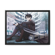 Anime Attack On Titan Canvas Framed Art Print