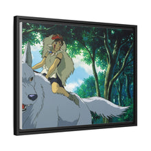 Load image into Gallery viewer, Anime Princess Mononoke Canvas Framed Art Print
