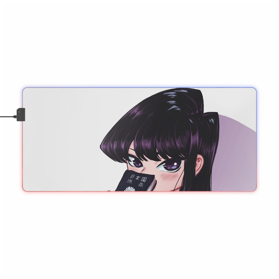 Komi Can't Communicate Komi Shouko RGB LED Mouse Pad (Desk Mat)