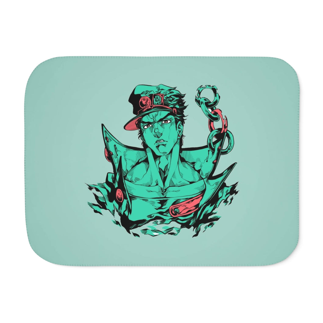 Anime Jojo's Bizarre Adventure Sherpa Blanket