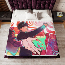 Load image into Gallery viewer, Anime Mob Psycho 100 Sherpa Blanket
