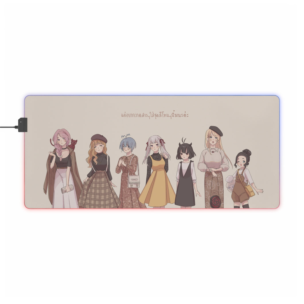 Anime Black Clover RGB LED Mouse Pad (Desk Mat)