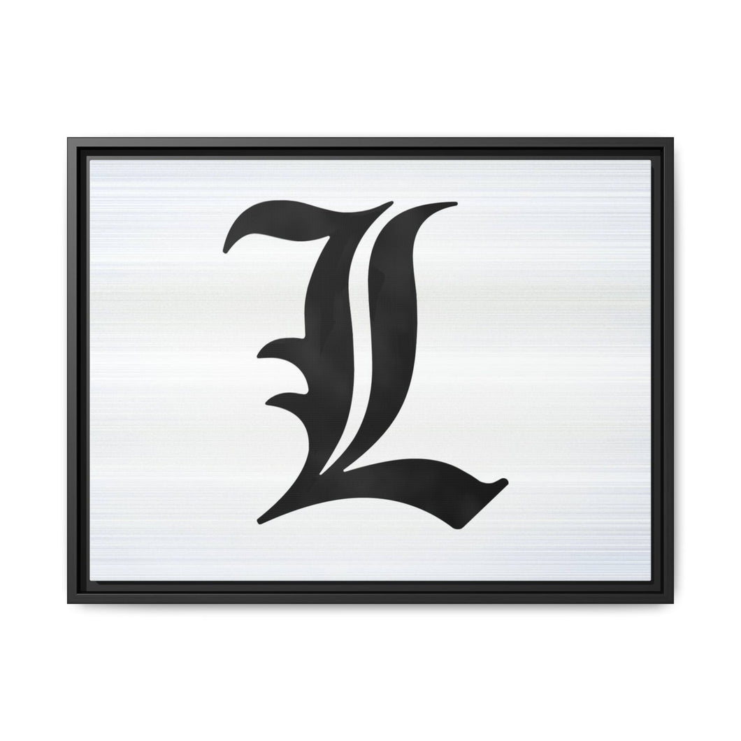 Anime Death Note Canvas Framed Art Print