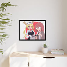 Load image into Gallery viewer, Anime Miss Kobayashi&#39;s Dragon Maid Canvas Framed Art Print
