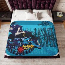 Load image into Gallery viewer, Anime Samurai Champloo Sherpa Blanket
