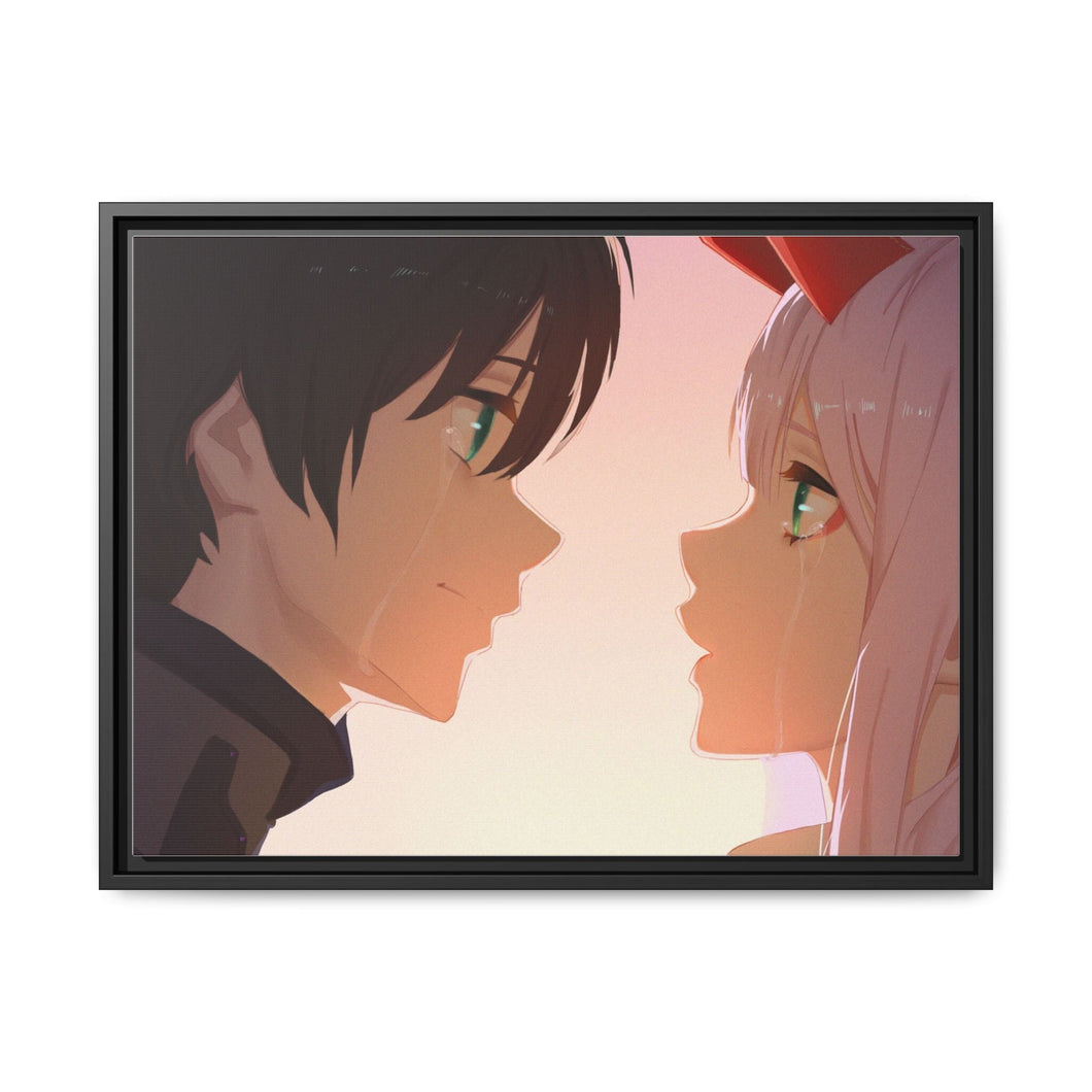 Anime Darling in the FranXX Canvas Framed Art Print