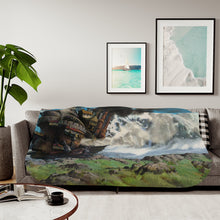Load image into Gallery viewer, The walking castle Sherpa Blanket
