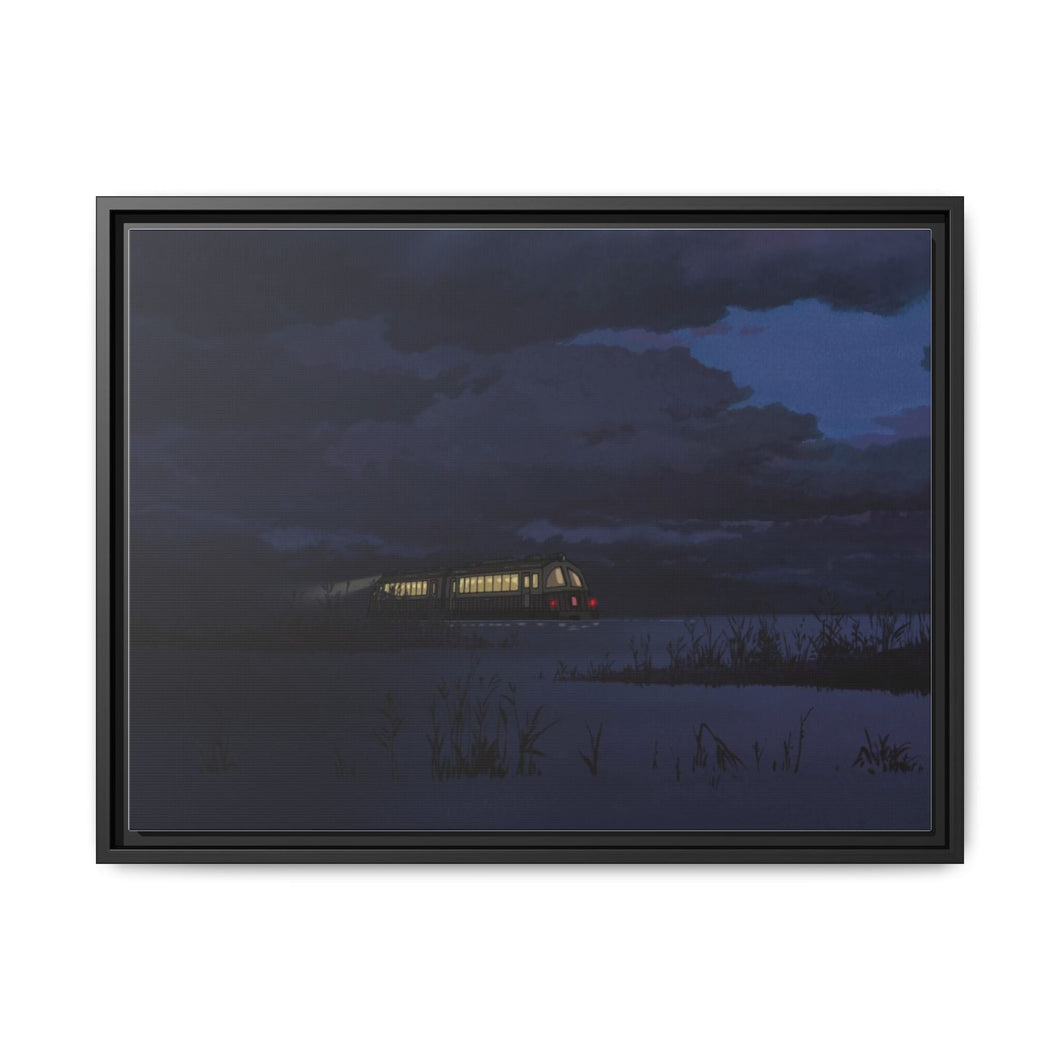 Anime Spirited Awayr Canvas Framed Art Print