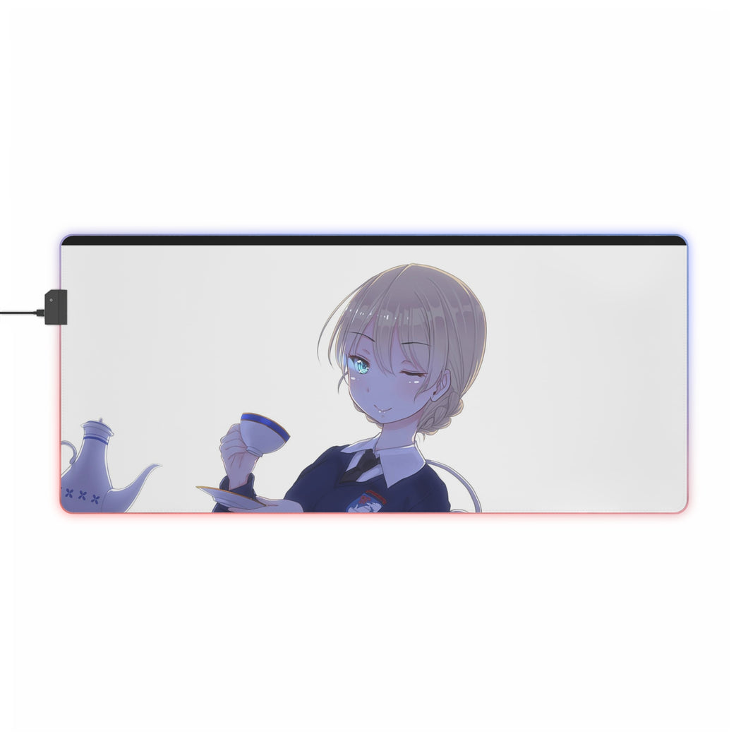 Girls und Panzer RGB LED Mouse Pad (Desk Mat)