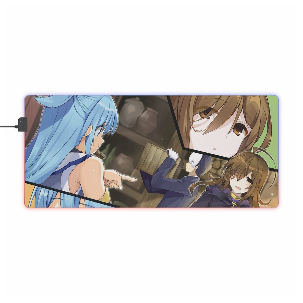 KonoSuba - God’s blessing on this wonderful world!! RGB LED Mouse Pad (Desk Mat)