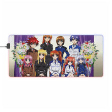 Load image into Gallery viewer, Magical Girl Lyrical Nanoha RGB LED Mouse Pad (Desk Mat)
