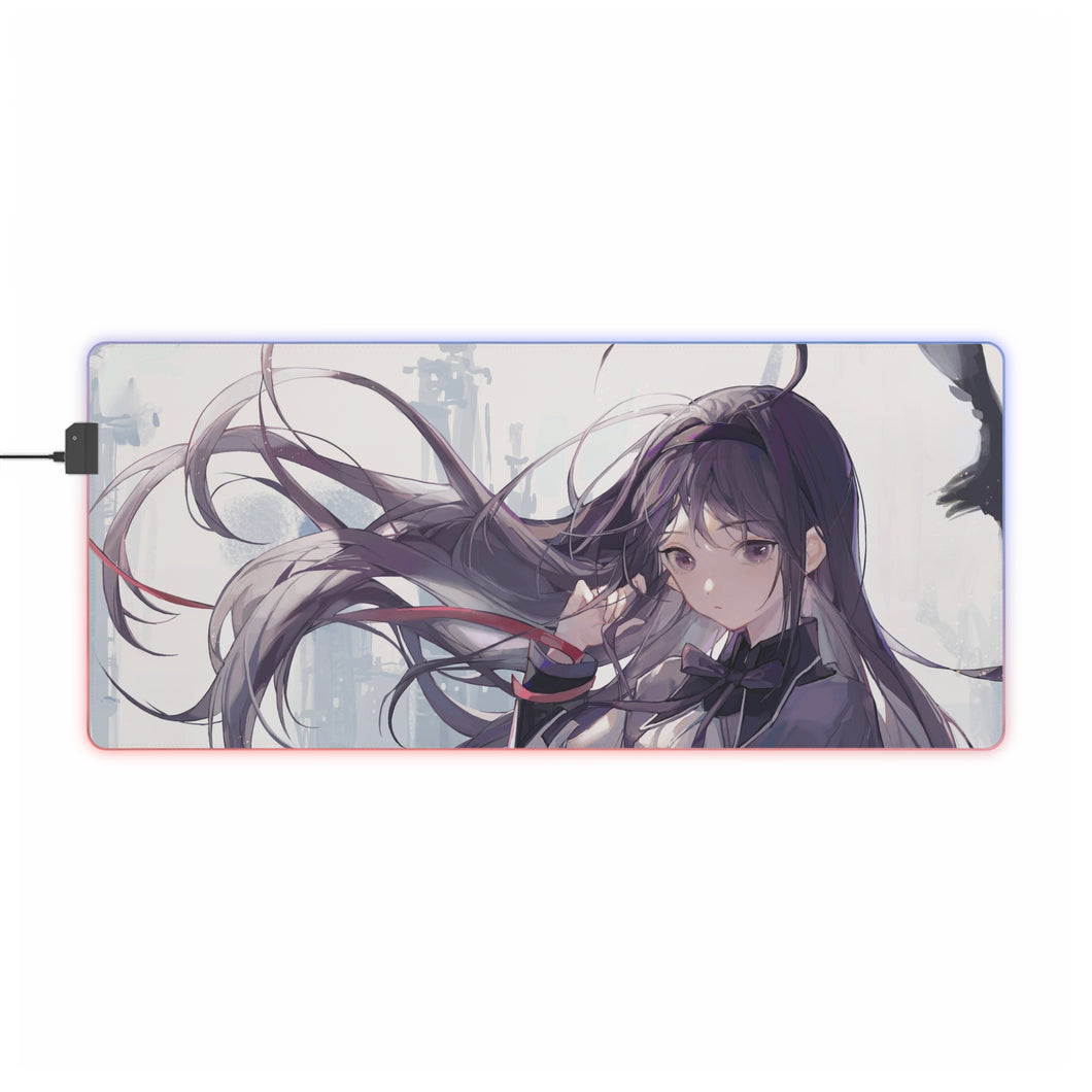 Puella Magi Madoka Magica Homura Akemi RGB LED Mouse Pad (Desk Mat)