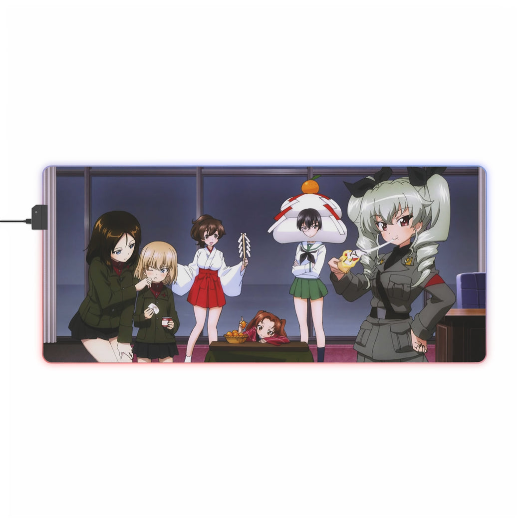 Girls und Panzer RGB LED Mouse Pad (Desk Mat)
