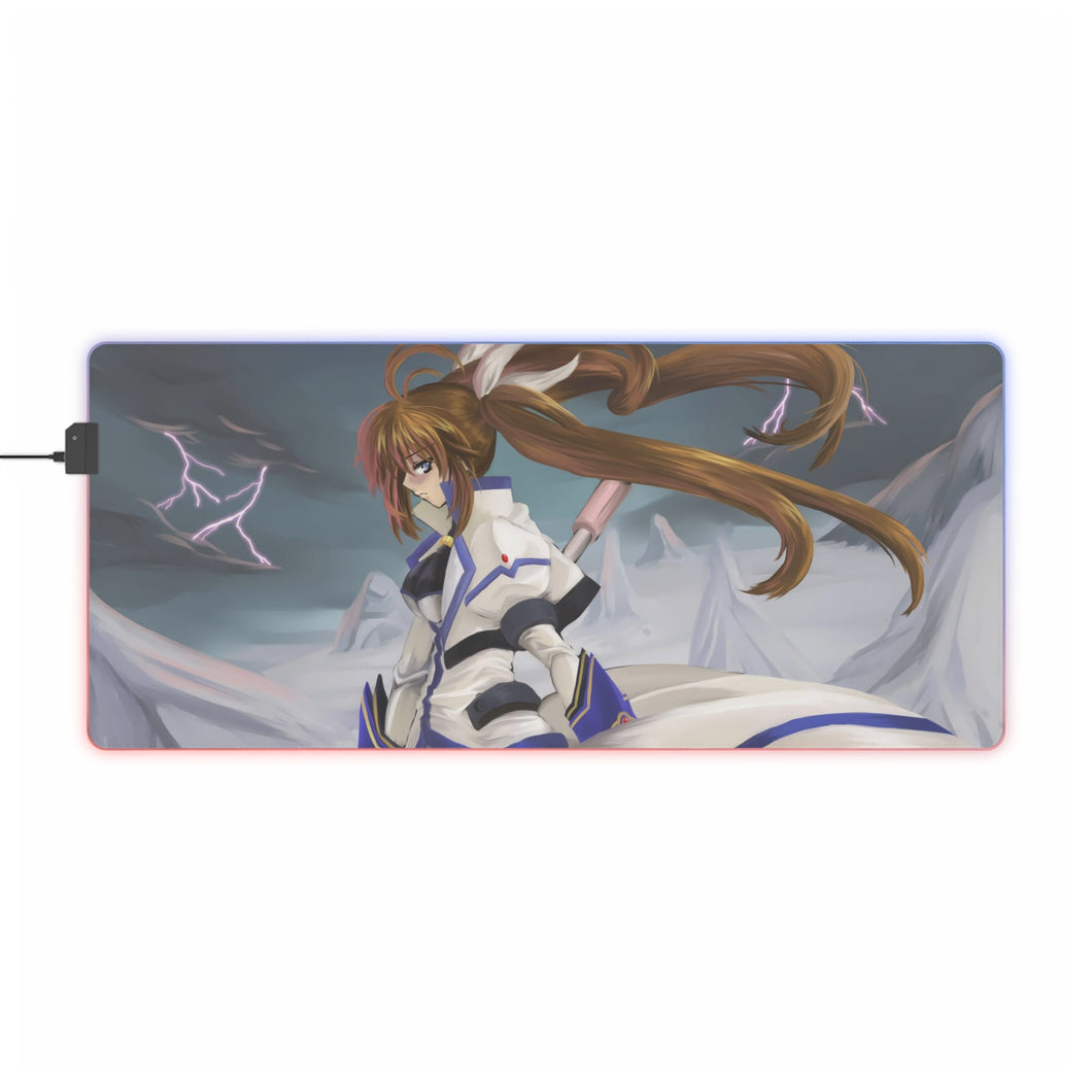 Magical Girl Lyrical Nanoha RGB LED Mouse Pad (Desk Mat)