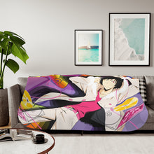 Load image into Gallery viewer, Durarara!! Izaya Orihara Sherpa Blanket
