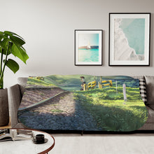 Load image into Gallery viewer, Mitsuha&#39;s thoughts - From &quot;Your Name.&quot;(君の名は。) Sherpa Blanket
