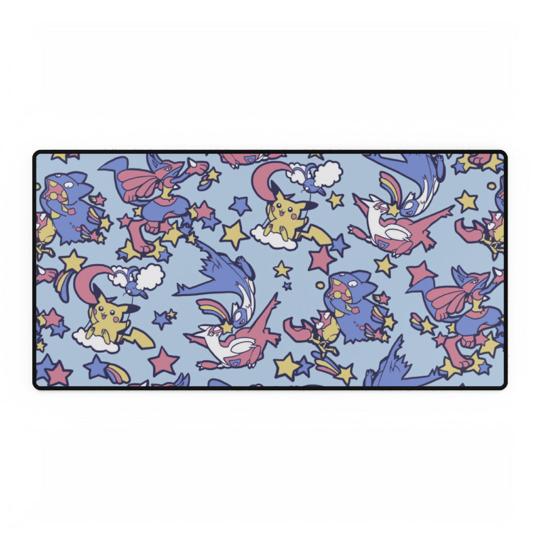 Pokemon and Stars Mouse Pad (Desk Mat)