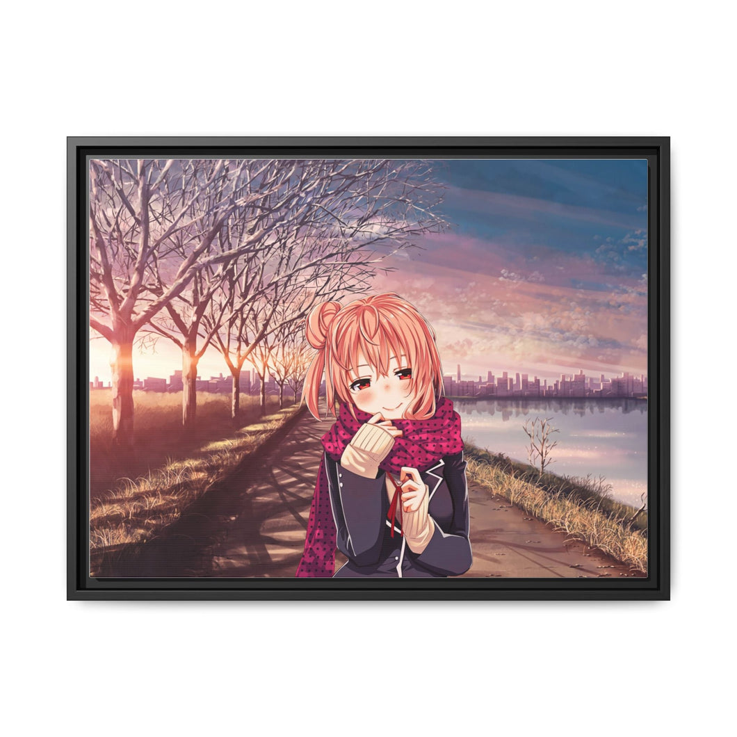 My Teen Romantic Comedy SNAFU Yui Yuigahama Canvas Framed Art Print