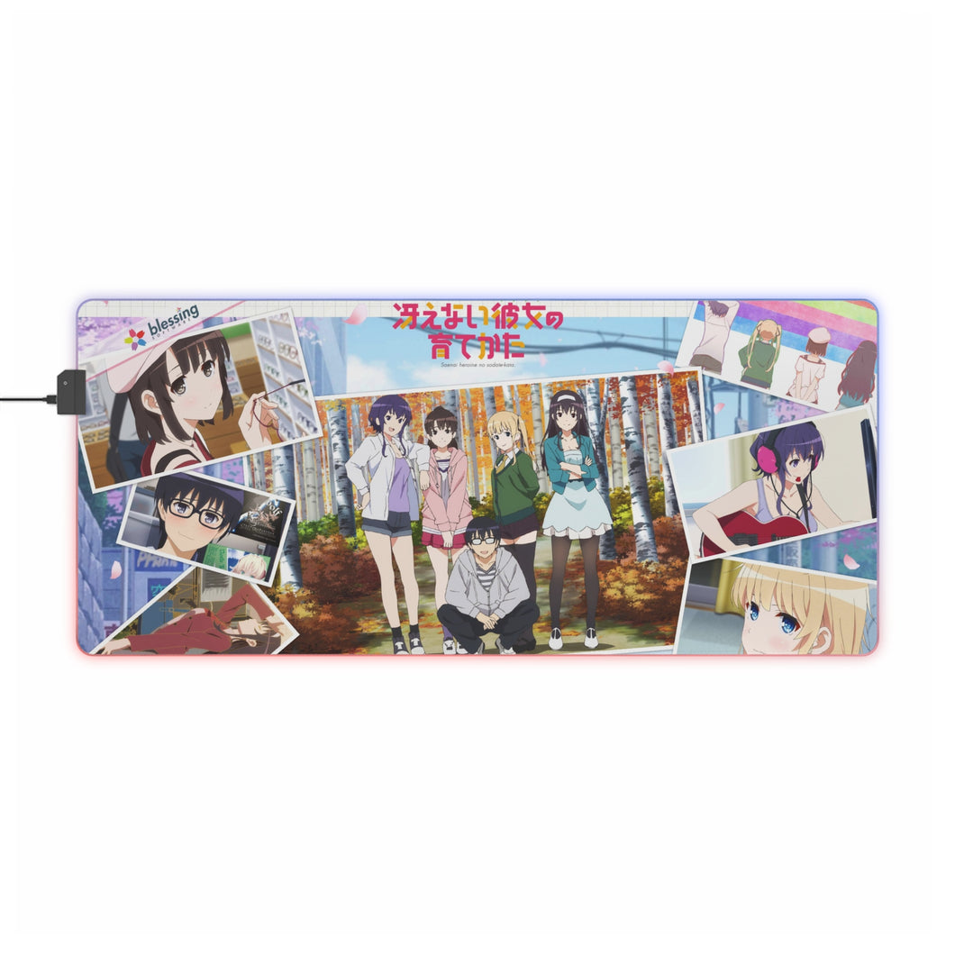 Saekano: How To Raise A Boring Girlfriend RGB LED Mouse Pad (Desk Mat)