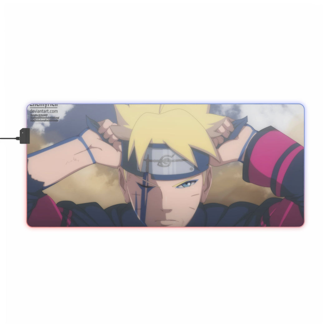 Boruto RGB LED Mouse Pad (Desk Mat)