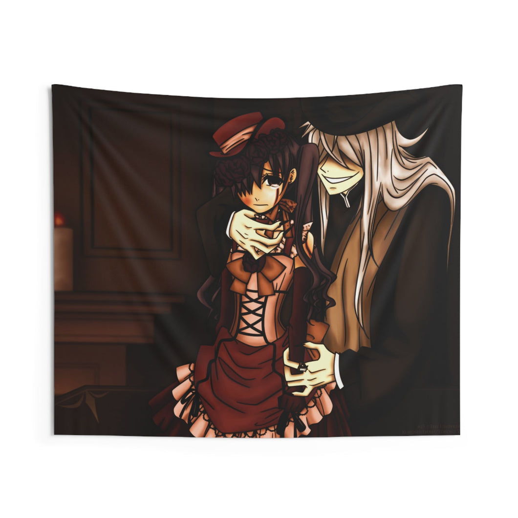 Black Butler Indoor Wall Tapestry